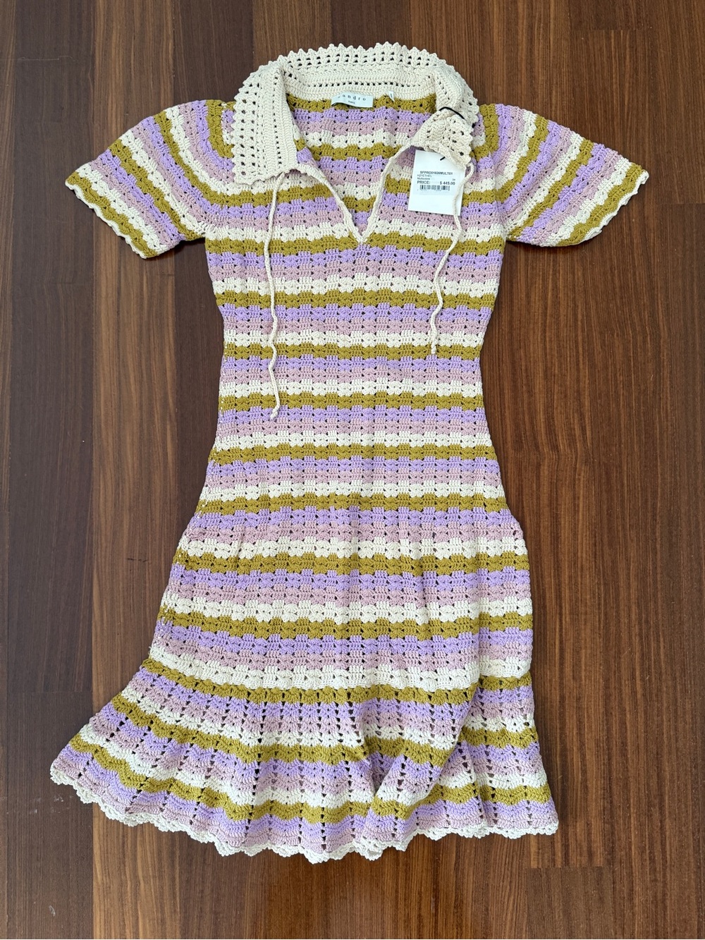 Sandro Ethel Crochet Dress - Picture 2 of 4